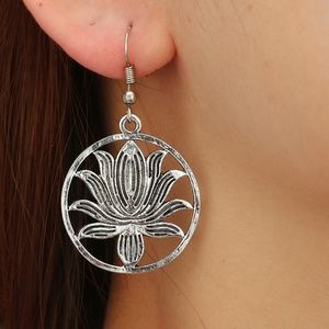 925 Silver-Plated Vintage Bohemian Earrings